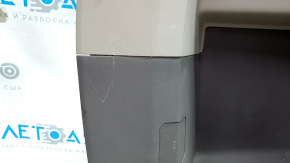 Left arch trim Toyota Sienna 11-14 dark gray, with beige insert, without curtain, rubbed, scratches