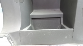 Left arch trim Toyota Sienna 11-14 dark gray, with beige insert, without curtain, rubbed, scratches