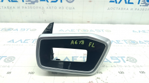 Front panel trim left headlight control Audi A6 C8 19- chrome