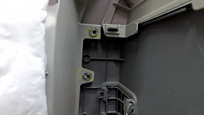Left arch trim Toyota Sienna 11-14 dark gray, with gray insert, with curtain, rubbed, fasteners soldered off, scratches