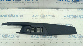 Front left door trim armrest Audi A6 C8 19 - black leather, dry cleanable, scratches