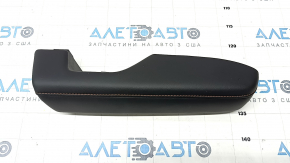 Front right door armrest Honda CRV 23 - black leather with orange stitching