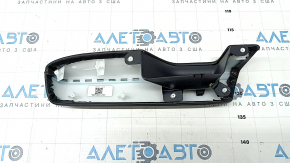 Front right door armrest Honda CRV 23 - black leather with orange stitching
