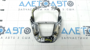 Steering wheel cover Honda CRV 23 - lower, chrome, broken mount