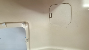 Left arch trim Toyota Highlander 14-19 beige, worn, scratches, whitened plastic