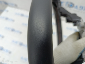 Naked steering wheel Honda CRV 23 - black leather with orange stitching under the petals