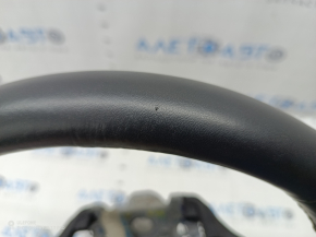 Naked steering wheel Honda CRV 23 - black leather with orange stitching under the petals
