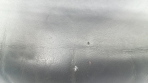 Audi A6 C8 19 driver's seat upholstery - heated, dark grey and black leather, dry cleanable, dents, tear
