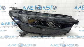 Front right headlight complete Honda CRV 23- LED with black glossy molding