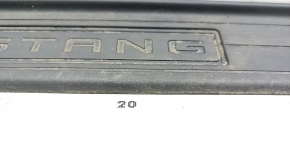 Door sill outer left Ford Mustang mk6 15- coupe, black, scratches