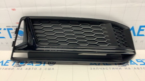Front bumper grille right Audi A4 B9 17-19 S-line without radar