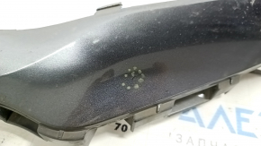 Front bumper bare Ford Mustang mk6 18-rest, graphite, scratches, broken fasteners, crack, non-standard holes