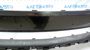 Front bumper bare Ford Mustang mk6 18-rest, graphite, scratches, broken fasteners, crack, non-standard holes