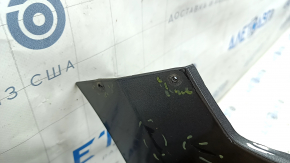 Front bumper bare Ford Mustang mk6 18-rest, graphite, scratches, broken fasteners, crack, non-standard holes