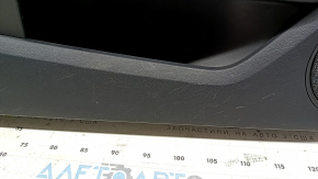 Door trim card front left Ford Mustang mk6 15- black, insert cloth black, armrest leather black, scratches