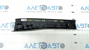 Door sill trim rear right Honda CRV 23 - black, crack in fastening