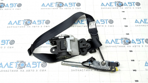 Driver's seat belt with tensioner Honda CRV 23- HEV black, for dry cleaning