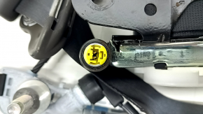 Passenger seat belt with tensioner Honda CRV 23- HEV black, melted, for dry cleaning