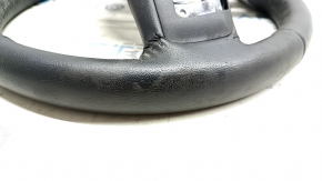 Naked steering wheel Ford Mustang mk6 15 - leather black, worn, for dry cleaning