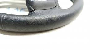 Naked steering wheel Ford Mustang mk6 15 - leather black, worn, for dry cleaning