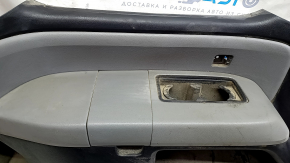 Left arch trim Toyota Sequoia 08-16 black with gray insert, scratches, no mesh