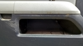 Left arch trim Toyota Sequoia 08-16 black with gray insert, scratches, no mesh
