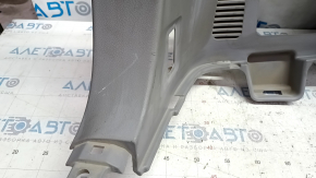 Left arch trim Toyota Highlander 08-10 gray, with cigarette lighter, scratches, without plug