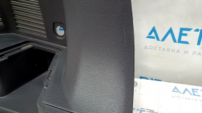 Right arch trim Nissan Rogue 14-20 black, under 2 rows, scratches, without overlay
