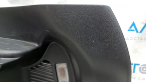 Right arch trim Nissan Rogue 14-20 black, under 2 rows, scratches, without overlay