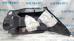 Right arch trim Nissan Rogue 14-20 black, under 2 rows, scratches, without overlay