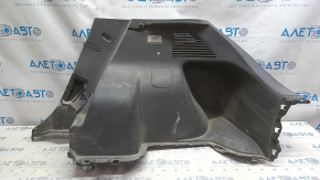 Right arch trim Nissan Leaf 13-17 black, scratches, no plug, worn, broken mount