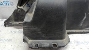 Right arch trim Nissan Leaf 13-17 black, scratches, no plug, worn, broken mount