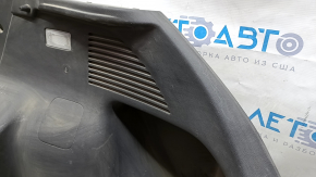 Right arch trim Nissan Leaf 13-17 black, scratches, no plug, worn, broken mount
