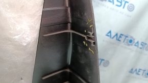 Right arch trim Nissan Leaf 13-17 black, scratches, no plug, worn, broken mount