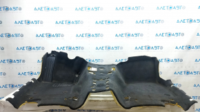 Front floor covering BMW 5 G30 17-23 black, with footrest, dry cleanable