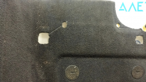 Front floor covering BMW 5 G30 17-23 black, with footrest, dry cleanable