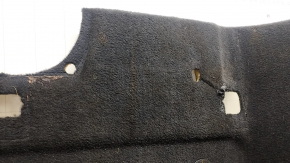 Front floor covering BMW 5 G30 17-23 black, with footrest, dry cleanable