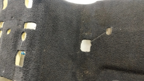 Front floor covering BMW 5 G30 17-23 black, with footrest, dry cleanable