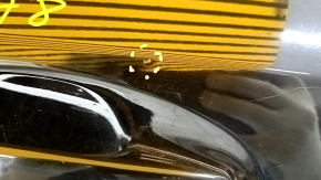 Door assembly front right Toyota Prius V 12-17 keyless, black 202, bumps, scratches on molding