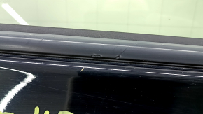 Door assembly front right Toyota Prius V 12-17 keyless, black 202, bumps, scratches on molding