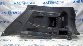 Right arch trim Nissan Rogue 14-20 black, under 2 rows, scratches, with cigarette lighter