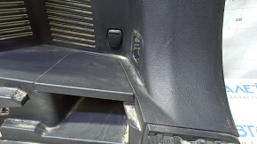 Right arch trim Nissan Rogue 14-20 black, under 2 rows, scratches, with cigarette lighter
