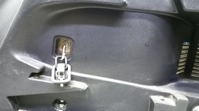 Right arch trim Nissan Rogue 14-20 black, under 2 rows, scratches, with cigarette lighter