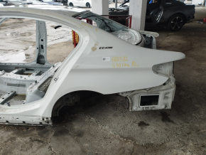 Quarter wing rear left BMW 5 G30 17-23 white, on the body, bumps