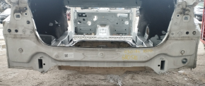 Rear panel BMW 5 G30 17-23 2 parts, white, on the body