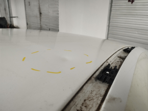 Metal roof BMW 5 G30 17-23 under the hatch, on the body, dented