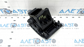 Right air duct with cup holder Toyota Prius V 12-17 dark gray