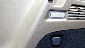 Right arch trim Lincoln MKC 15-16 brown, broken mount, scratches, with cigarette lighter