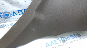 Right arch trim Lincoln MKC 15-16 brown, broken mount, scratches, with cigarette lighter