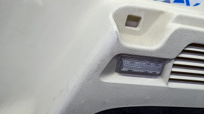 Right arch trim Lincoln MKC 15 - beige, with dark gray, scratches, needs cleaning, plastic turned white, with cigarette lighter, without mesh